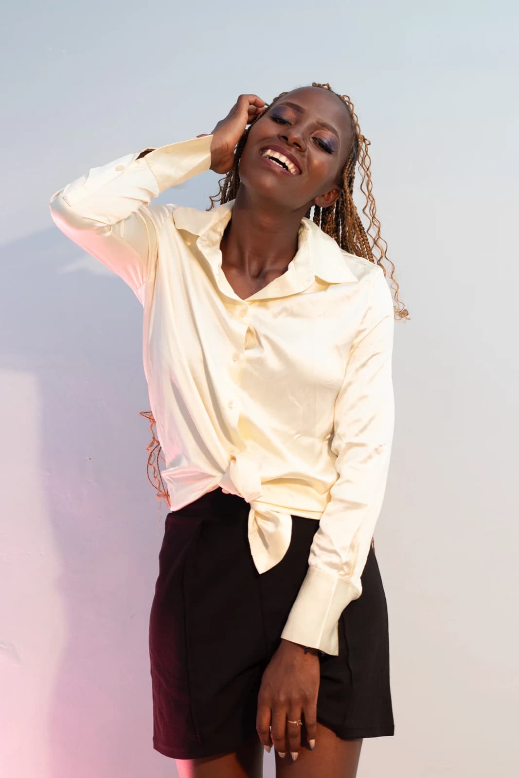 Editorial portrait — before editing