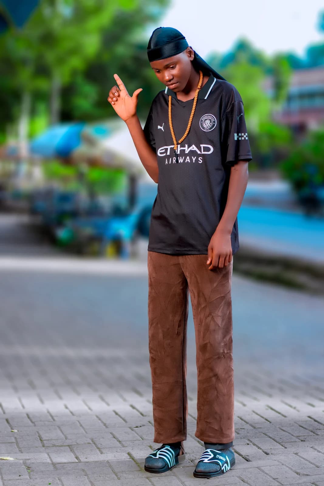 Outdoor portrait grade — after editing